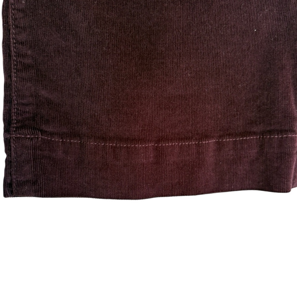 New Veronica Beard Burgundy Corduroy Carson Ankle Flare Jeans Sz 25 Please Read - Picture 4 of 8